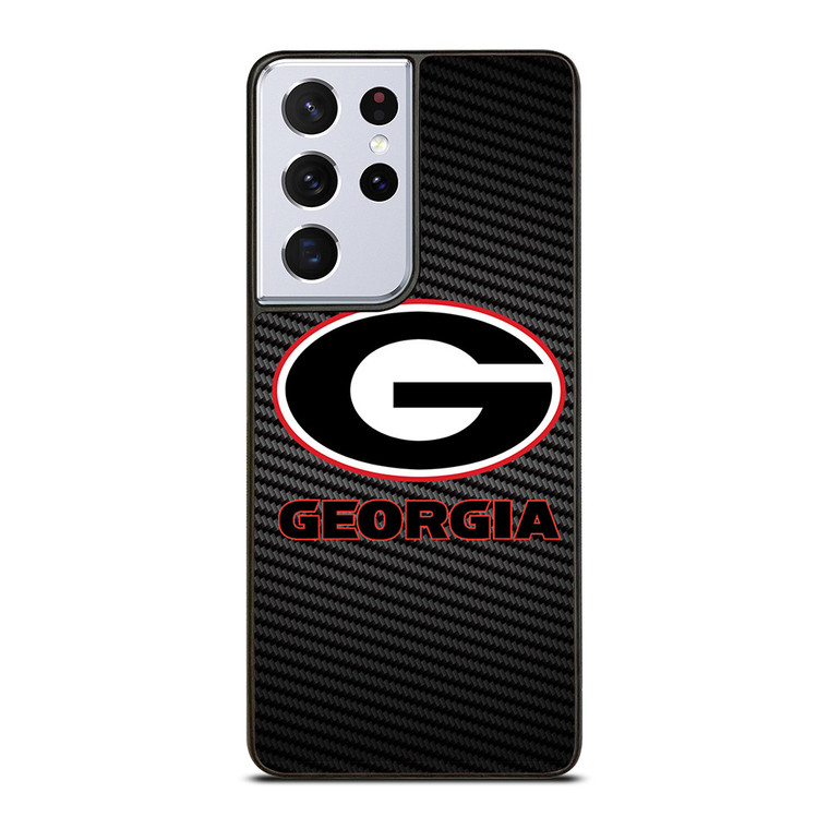 UNIVERSITY GEORGIA CARBON SYMBOL Samsung Galaxy S21 Ultra Case Cover