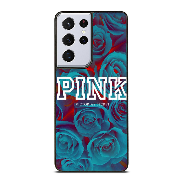 VICTORIA SECRET ROSE BLUE Samsung Galaxy S21 Ultra Case Cover