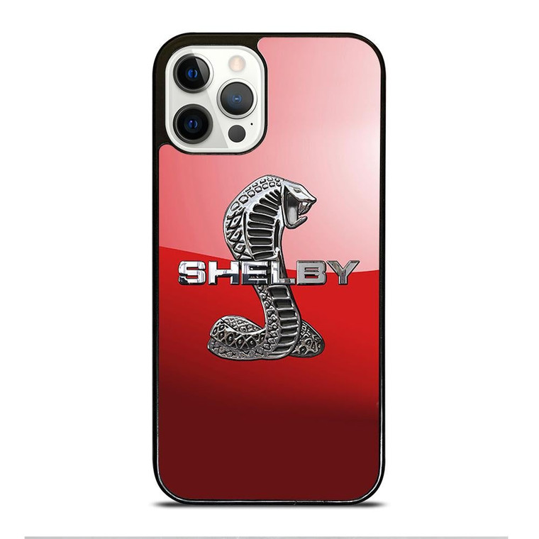 FORD MUSTANG SHELBY COBRA RED LOGO iPhone 12 Pro Case Cover