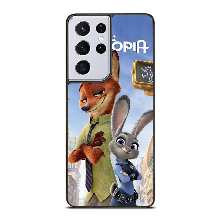 ZOOTOPIA NICK AND JUDY DISNEY Samsung Galaxy S21 Ultra Case Cover