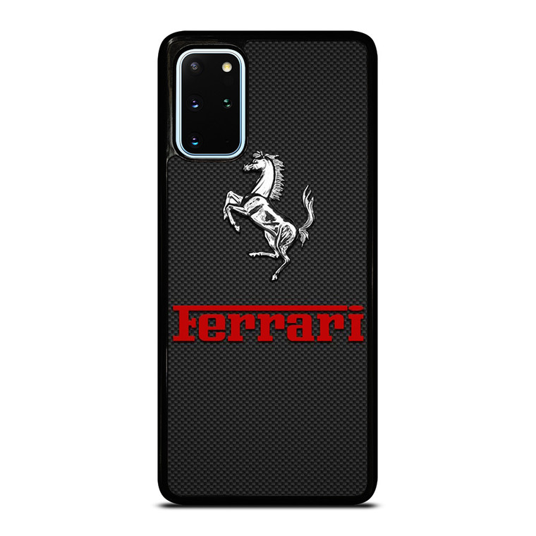 FERRARI HORSE CARBON LOGO Samsung Galaxy S20 Plus Case Cover