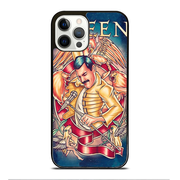 FREDDIE MERCURY QUEEN ART iPhone 12 Pro Case Cover