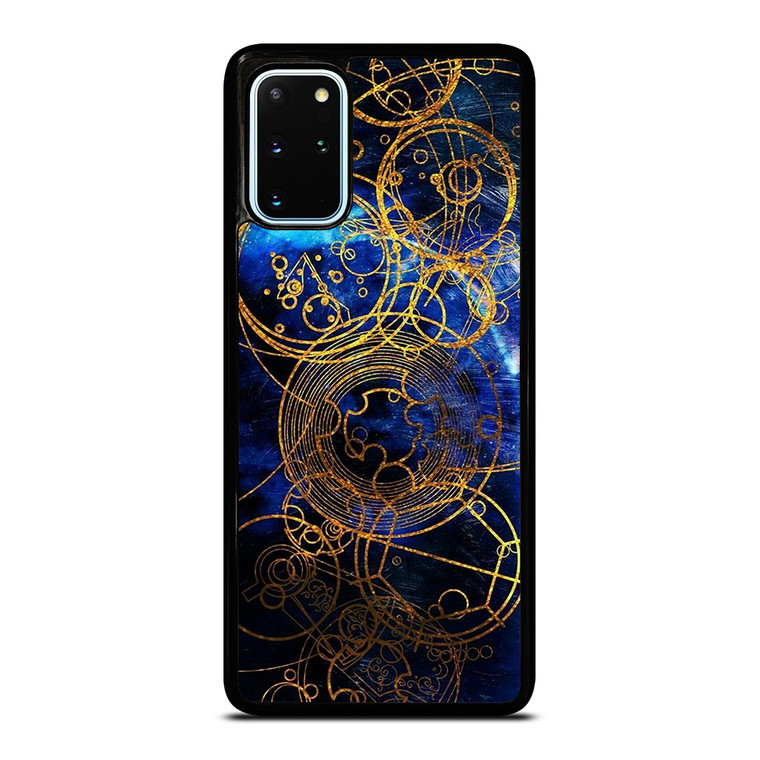 TIME LORD WRITING GOLD BLUE Samsung Galaxy S20 Plus Case Cover