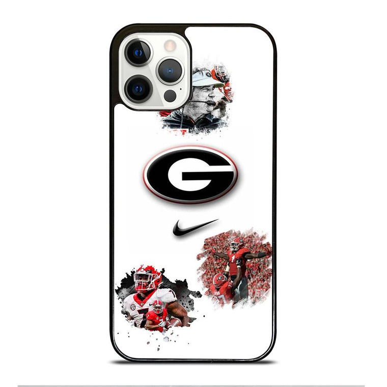 GEORGIA BULLDOGS UGA FOOTBALL iPhone 12 Pro Case Cover