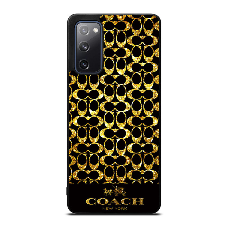 COACH NEW YORK GOLD Samsung Galaxy S20 FE Case Cover
