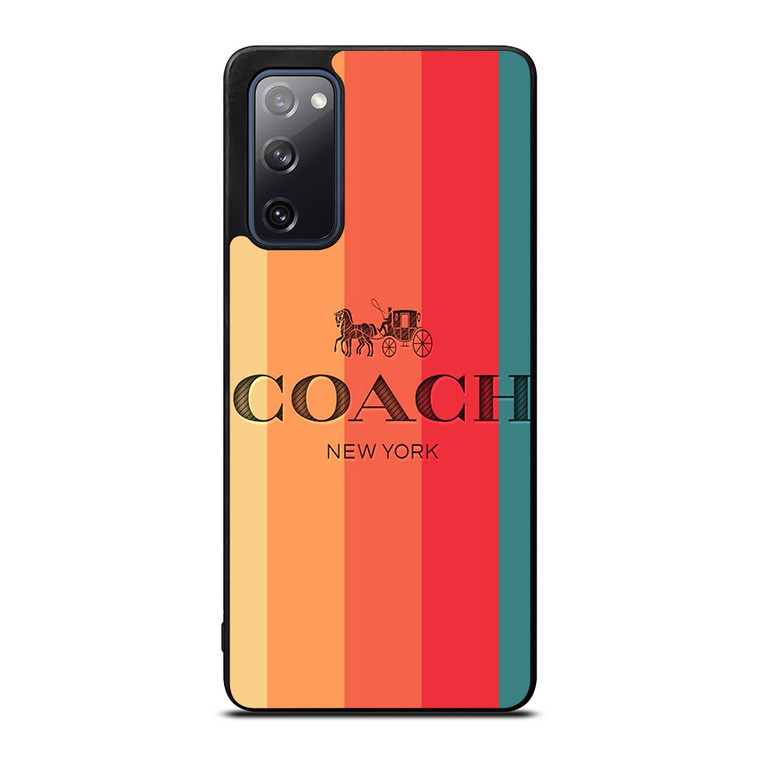 COACH NEW YORK STRIPES 2 Samsung Galaxy S20 FE Case Cover