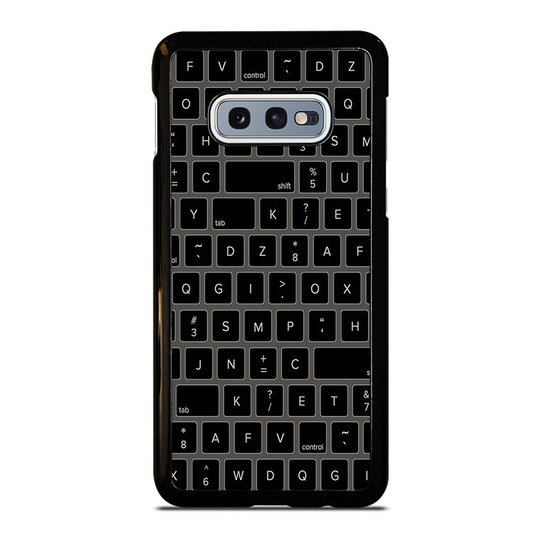 BLACK KEYBOARD PATTERN Samsung Galaxy S10e Case Cover