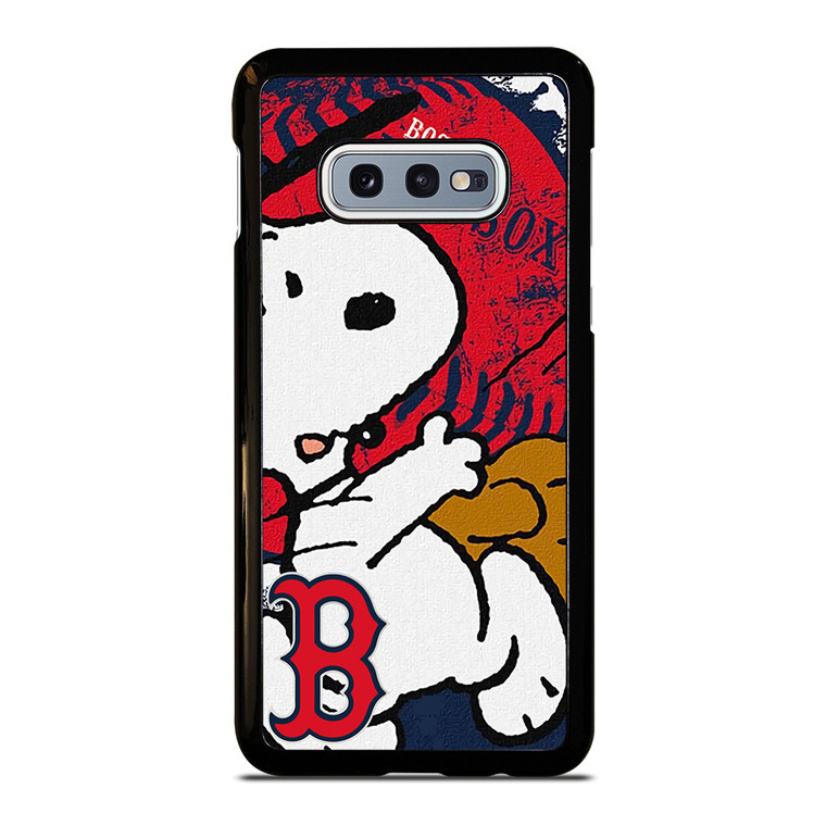BOSTON RED SOX BASEBALL SNOOPY Samsung Galaxy S10e Case Cover