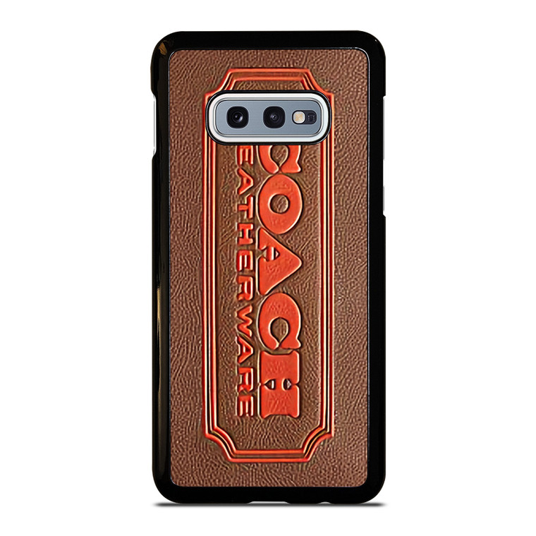 COACH LEATHERWARE EMBOSS Samsung Galaxy S10e Case Cover