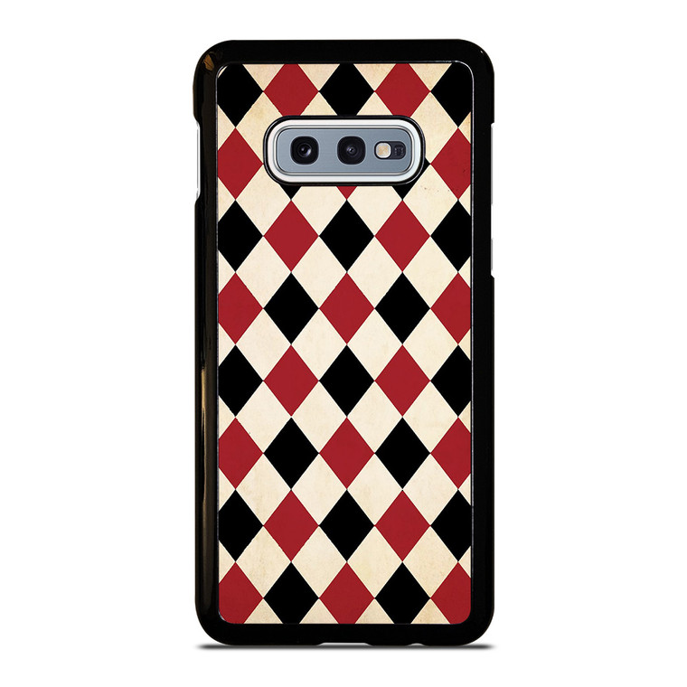 DIAMOND RED BACK PATTERN Samsung Galaxy S10e Case Cover