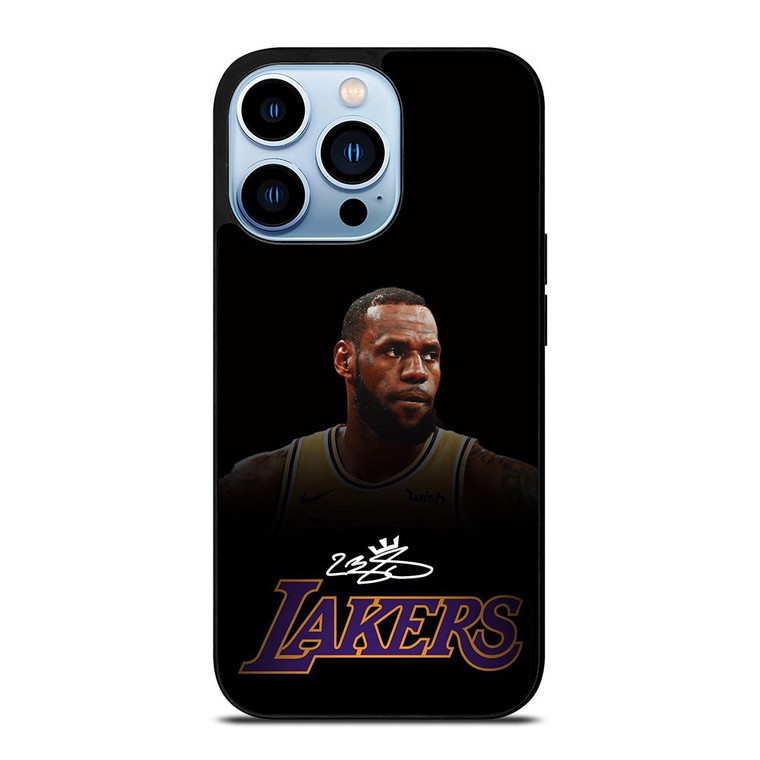 LEBRON JAMES LA LAKERS AUTOGRAPH iPhone 13 Pro Max Case Cover