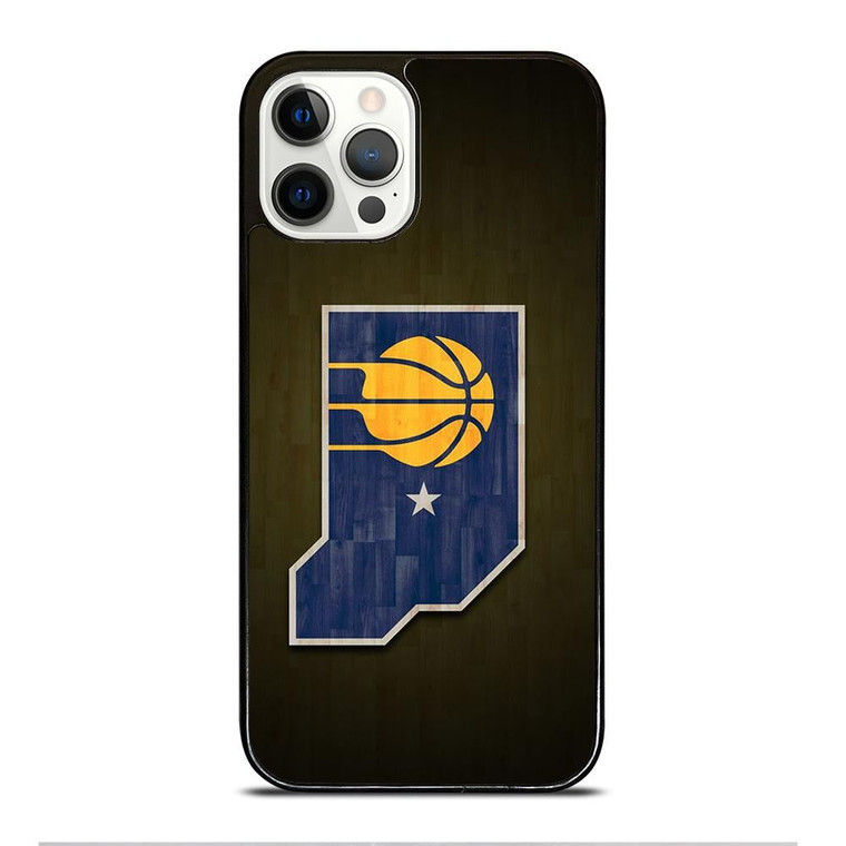 INDIANA PACERS WOODEN LOGO iPhone 12 Pro Case Cover