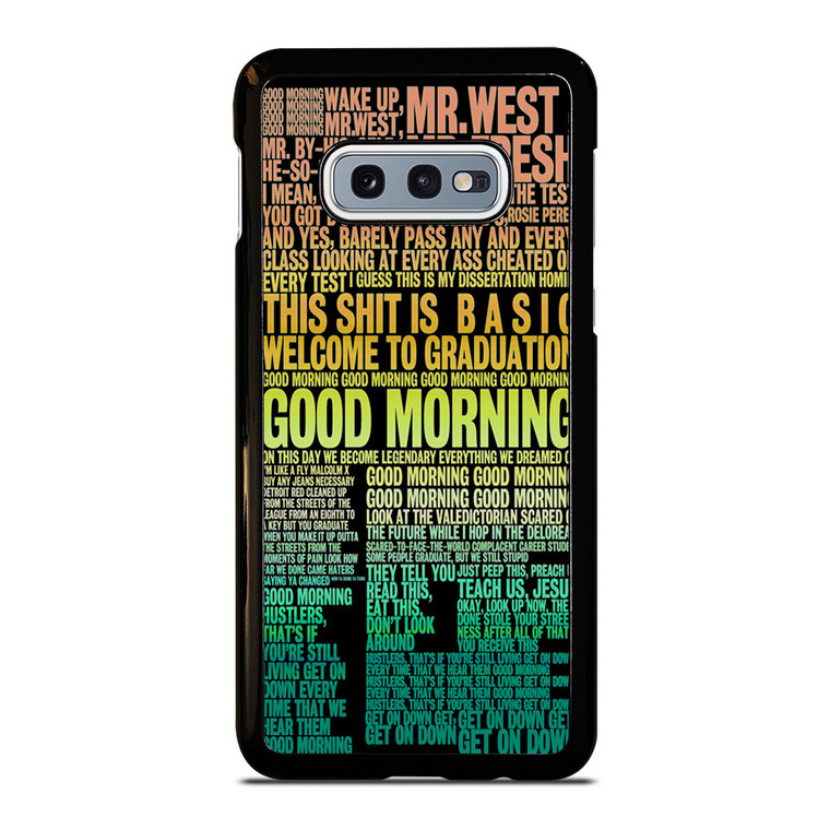 KANYE WEST RAPPER LYRICS Samsung Galaxy S10e Case Cover