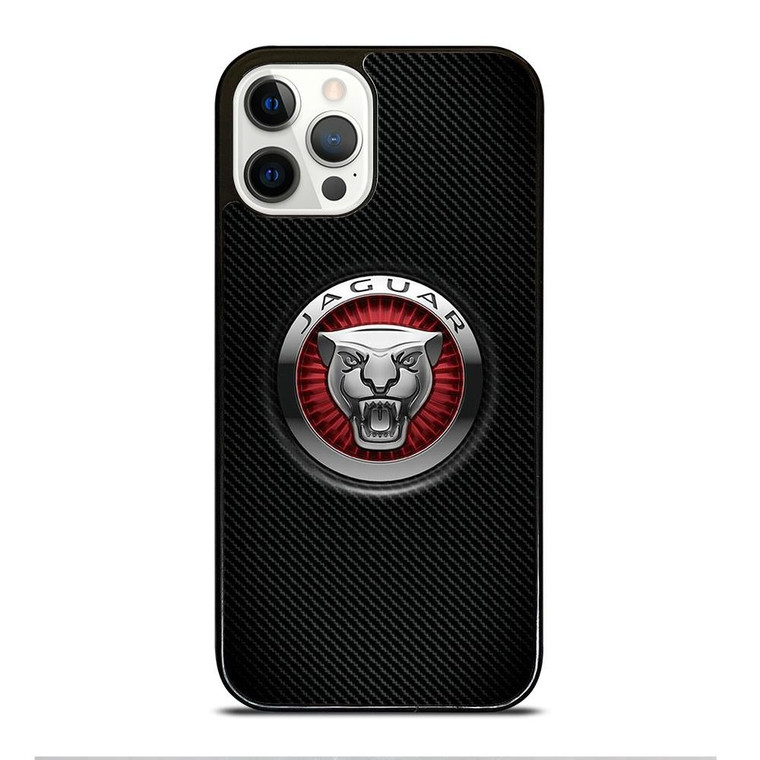 JAGUAR LOGO CARBON iPhone 12 Pro Case Cover