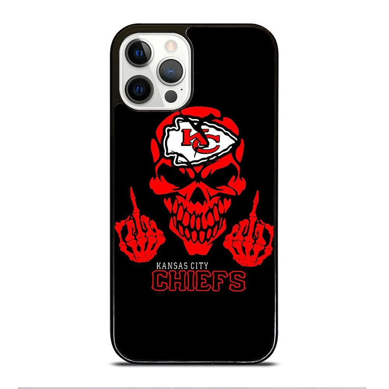 KANSAS CITY CHIEFS SKUL LOGO iPhone 12 Pro Case Cover
