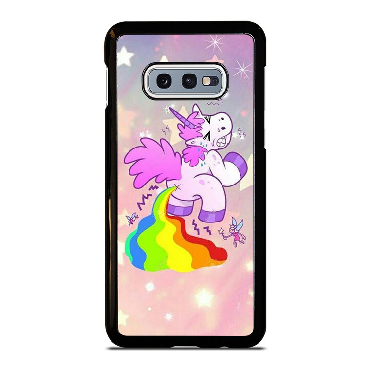 UNICORN POOPING RAINBOW Samsung Galaxy S10e Case Cover