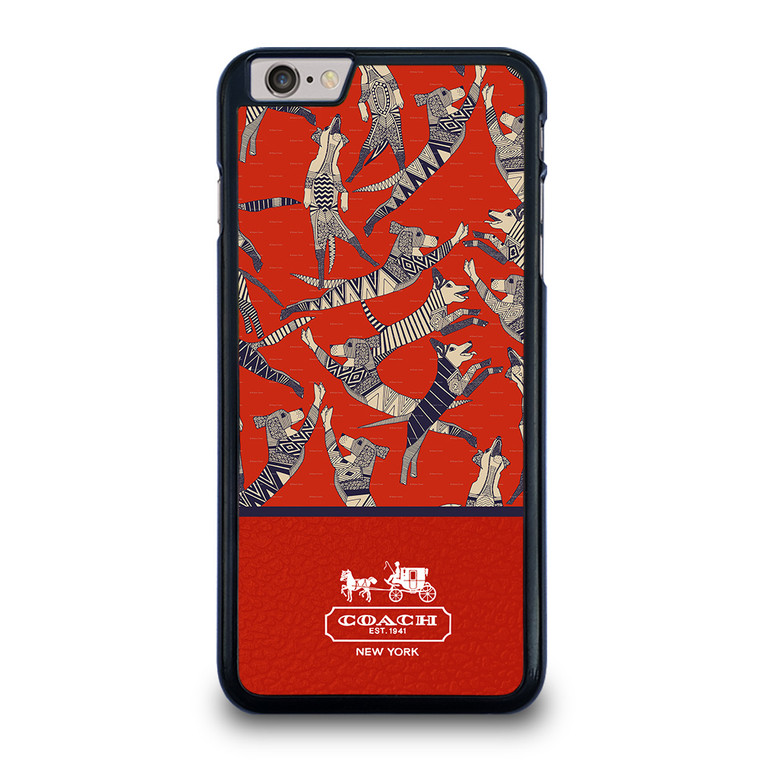 COACH NEW YORK DOG PARTY iPhone 6 / 6S Plus Case Cover