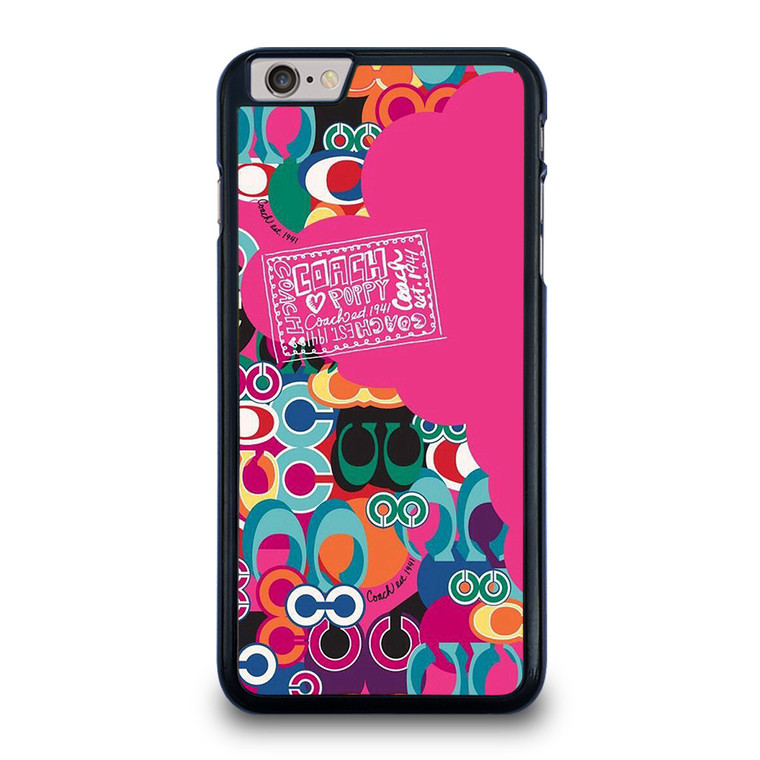 COACH NEW YORK POPPY COLOR FULL iPhone 6 / 6S Plus Case Cover