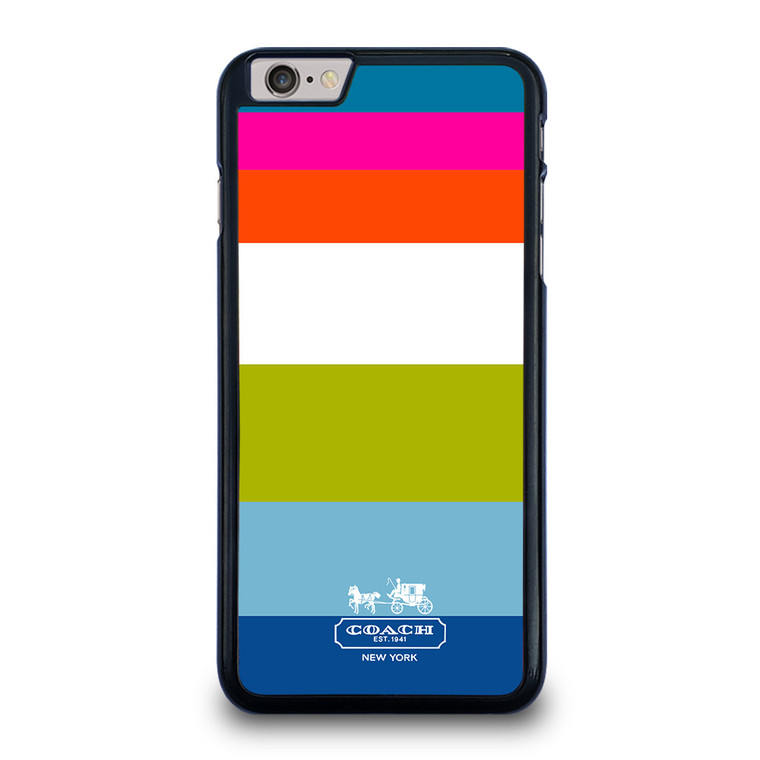 COACH NEW YORK STRIPE iPhone 6 / 6S Plus Case Cover