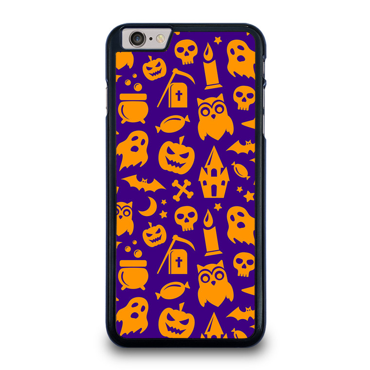 HAPPY HALLOWEEN PURPLE PATTERN iPhone 6 / 6S Plus Case Cover