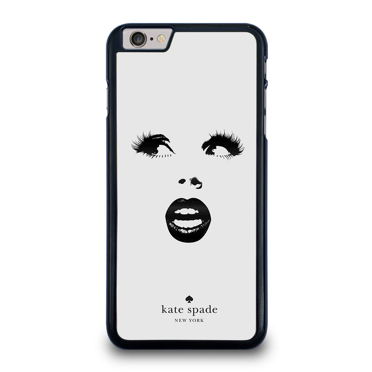 KATE SPADE BLACK WHITE FACE iPhone 6 / 6S Plus Case Cover