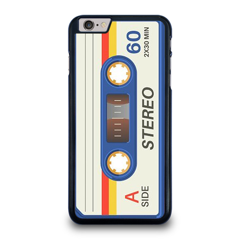 RETRO BLUE STEREO CASETTE TAPE iPhone 6 / 6S Plus Case Cover