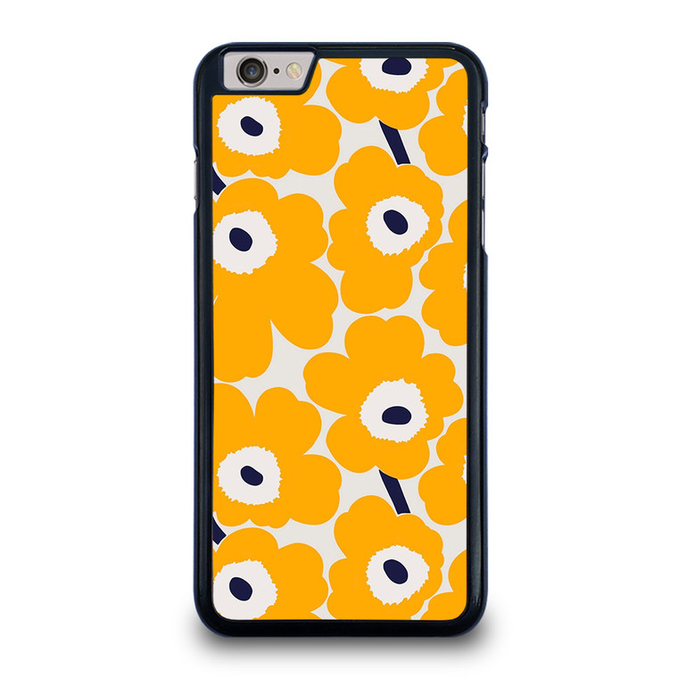 YELLOW RETRO FLORAL PATTERN iPhone 6 / 6S Plus Case Cover