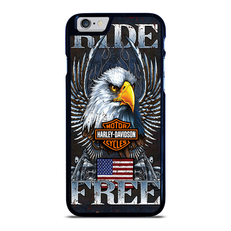 HARLEY DAVIDSON FREE RIDE EAGLE iPhone 6 / 6S Case Cover