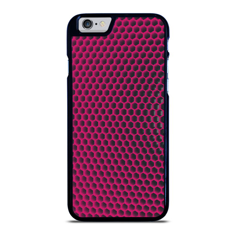 HEXAGONAL BLACK PURPLE PATTERN iPhone 6 / 6S Case Cover
