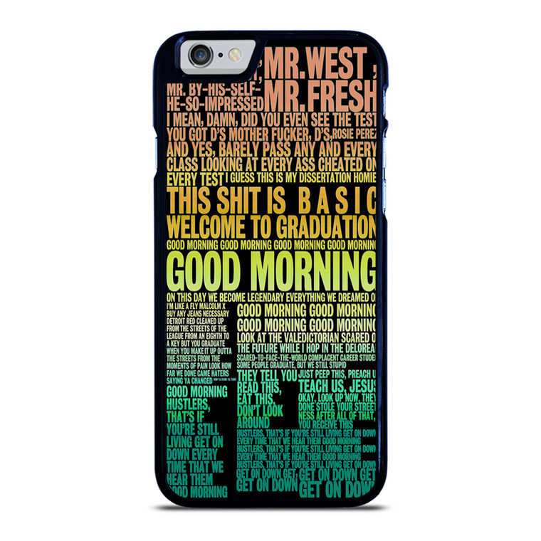KANYE WEST RAPPER LYRICS iPhone 6 / 6S Case Cover