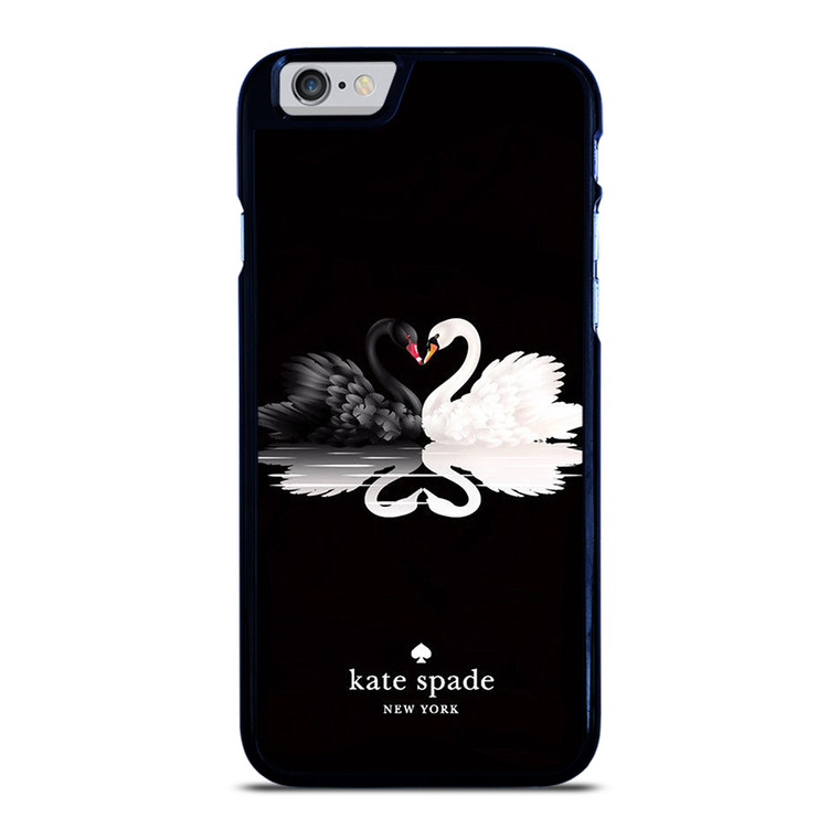 KATE SPADE BLACK WHITE SWAN iPhone 6 / 6S Case Cover