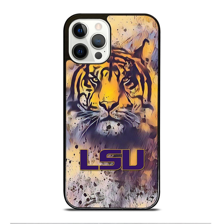 LSU TIGERS  ART LOGO iPhone 12 Pro Case Cover