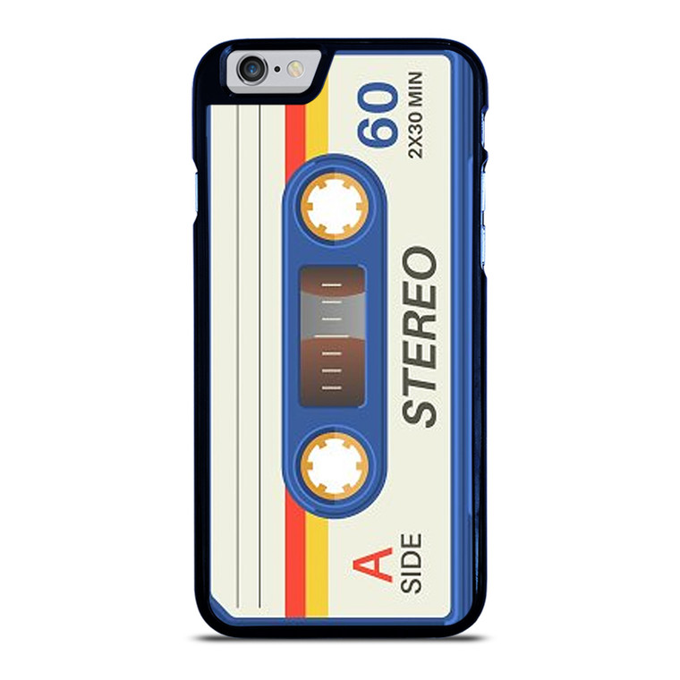 RETRO BLUE STEREO CASETTE TAPE iPhone 6 / 6S Case Cover