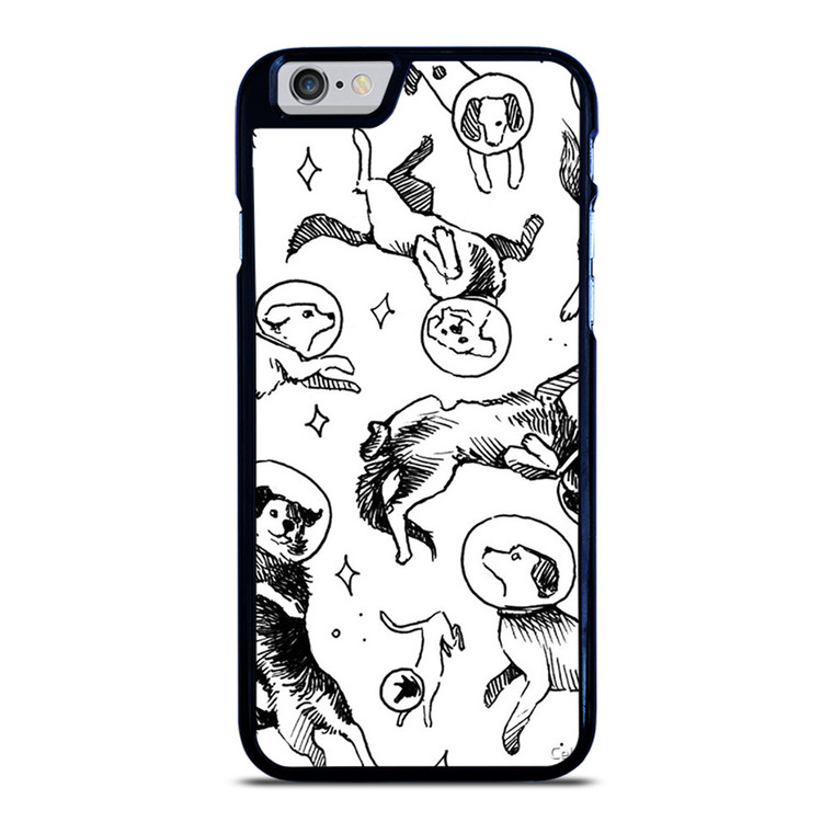 SPACE DOG WHITE PATTERN iPhone 6 / 6S Case Cover