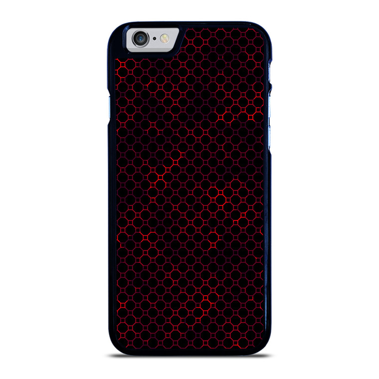 STYLISH HEXAGONAL RED PATTERN iPhone 6 / 6S Case Cover
