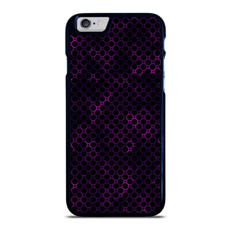 STYLISH HEXAGONAL VIOLET PATTERN iPhone 6 / 6S Case Cover