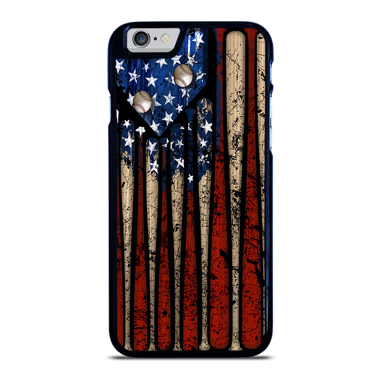 USA FLAG AMERICAN BASEBALL iPhone 6 / 6S Case Cover