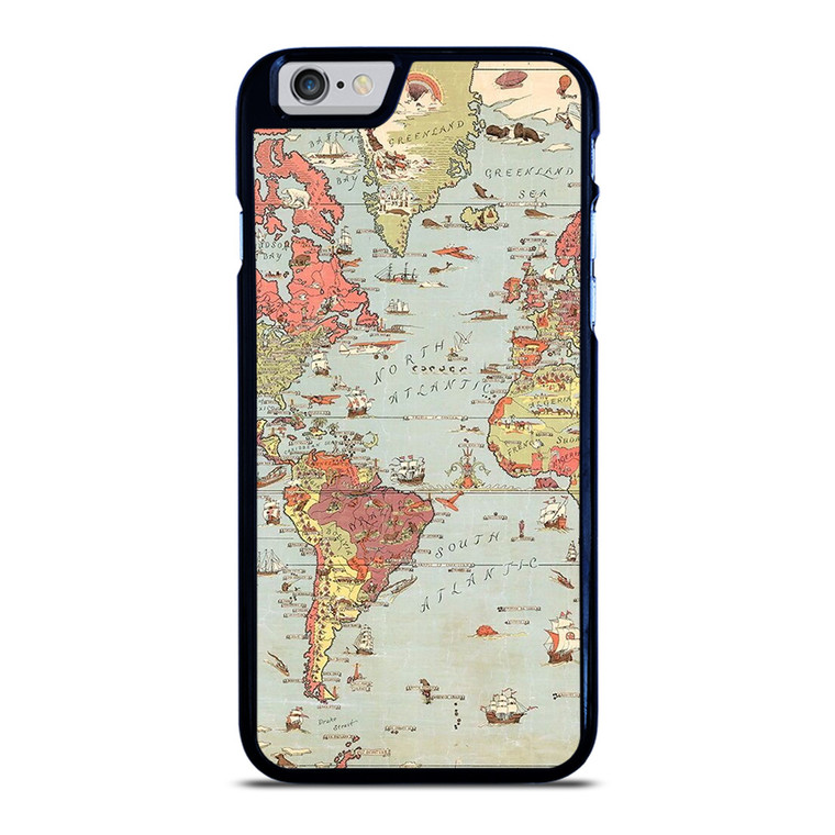 VINTAGE MAP iPhone 6 / 6S Case Cover