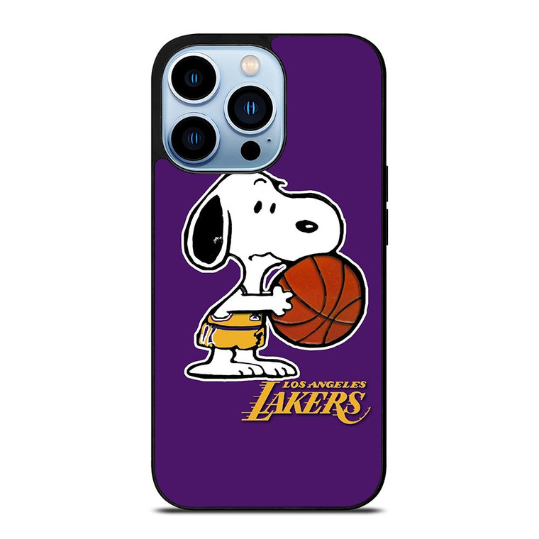 LA LAKERS BASKETBALL SNOOPY iPhone 13 Pro Max Case Cover