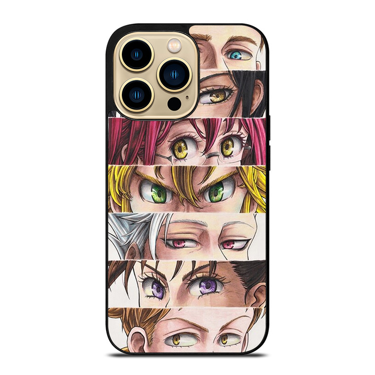 7 SEVEN DEADLY SINS ANIME EYE CHARACTER iPhone 14 Pro Max Case Cover