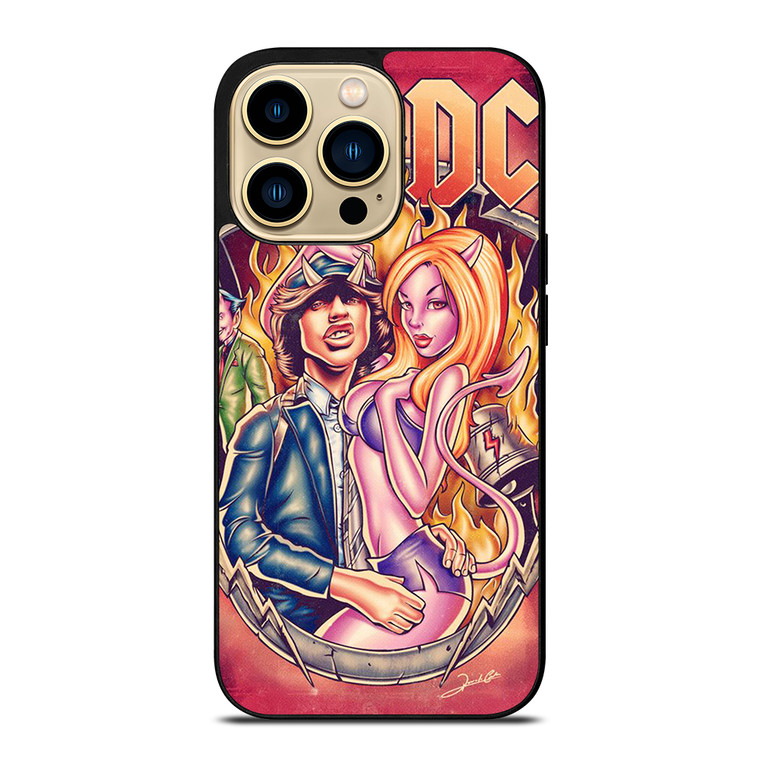 ACDC ROCK BAND iPhone 14 Pro Max Case Cover