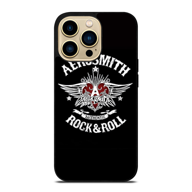 AEROSMITH ROCK AND ROLL BADGE iPhone 14 Pro Max Case Cover