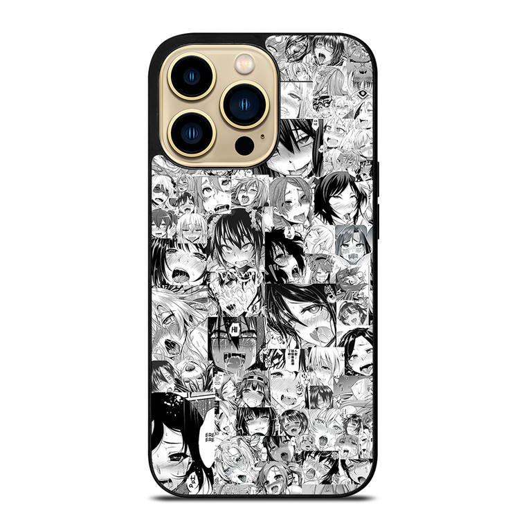AHEGAO COMIC ANIME iPhone 14 Pro Max Case Cover