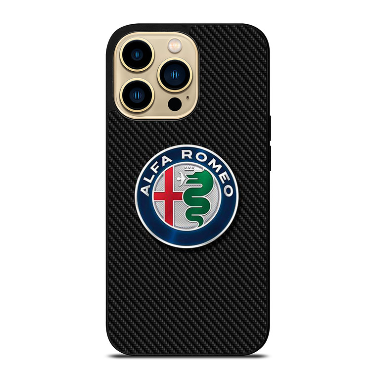 ALFA ROMEO CARBON iPhone 14 Pro Max Case Cover