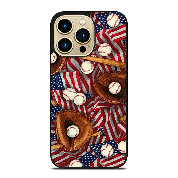 AMERICAN BASEBALL ABSTRACT iPhone 14 Pro Max Case Cover