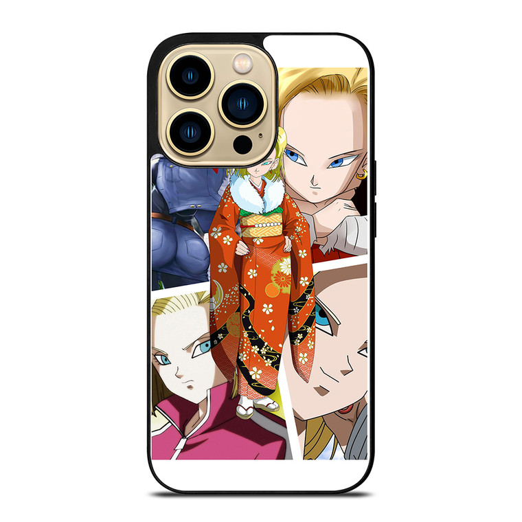 ANDROID 18 DRAGON BALL SUPER iPhone 14 Pro Max Case Cover