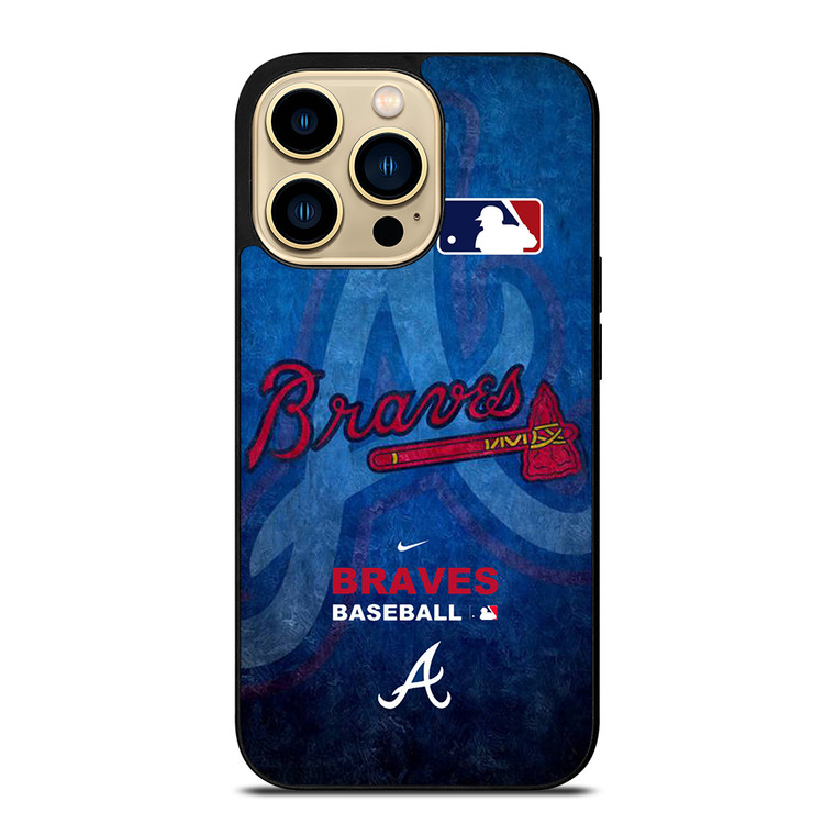 ATLANTA BRAVES LOGO MLB iPhone 14 Pro Max Case Cover