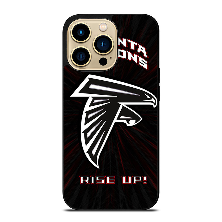 ATLANTA FALCONS RISE UP LOGO iPhone 14 Pro Max Case Cover