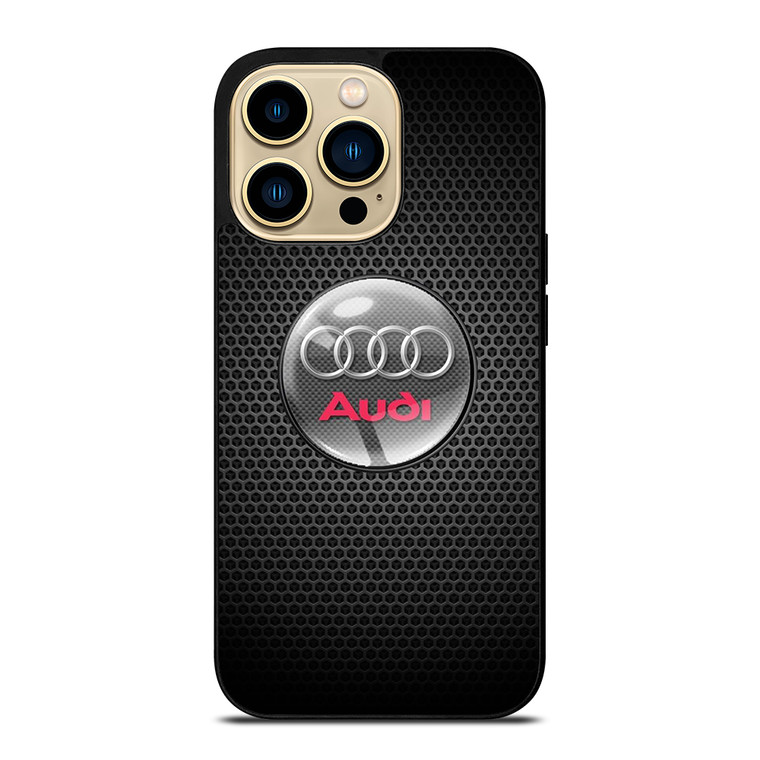 AUDI METAL LOGO iPhone 14 Pro Max Case Cover