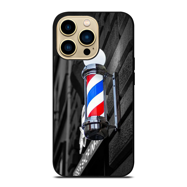 BARBER POLE HAIR CUT iPhone 14 Pro Max Case Cover